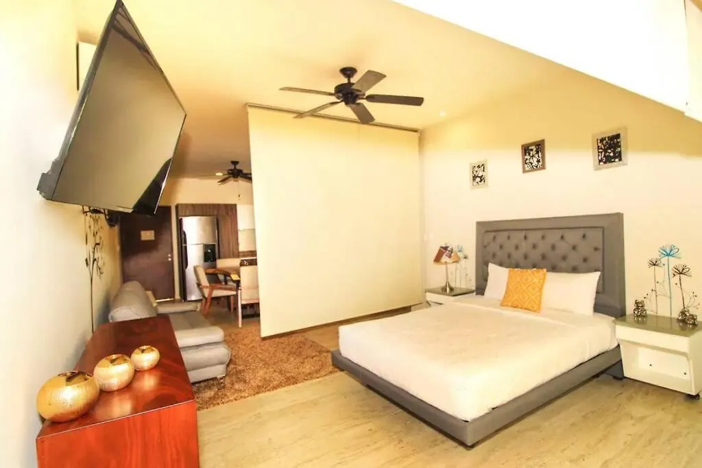 Departamento Con Jacuzzi En Playa Del Carmen Lägenhet