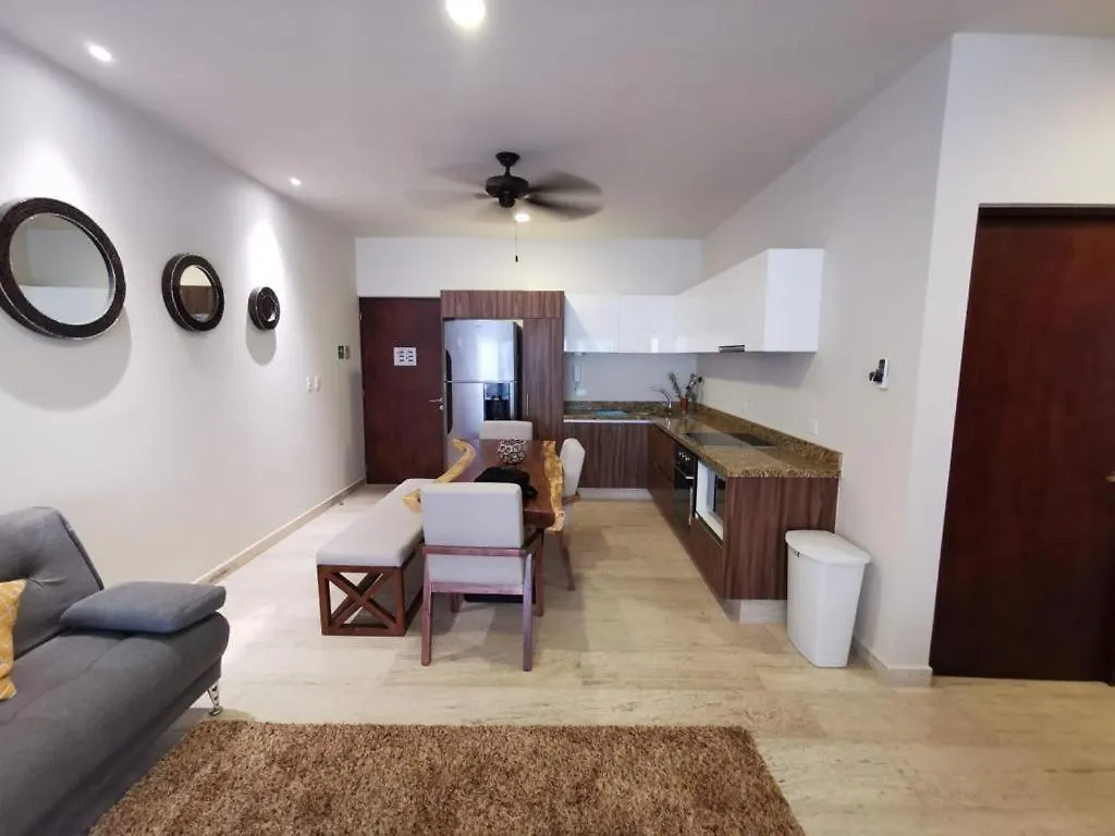 Departamento Con Jacuzzi En Playa Del Carmen Lägenhet