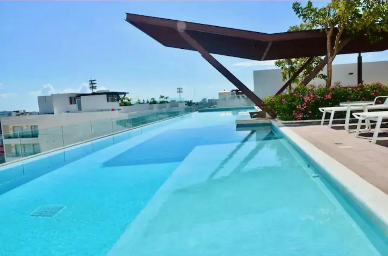 Departamento Con Jacuzzi En Playa Del Carmen Lägenhet